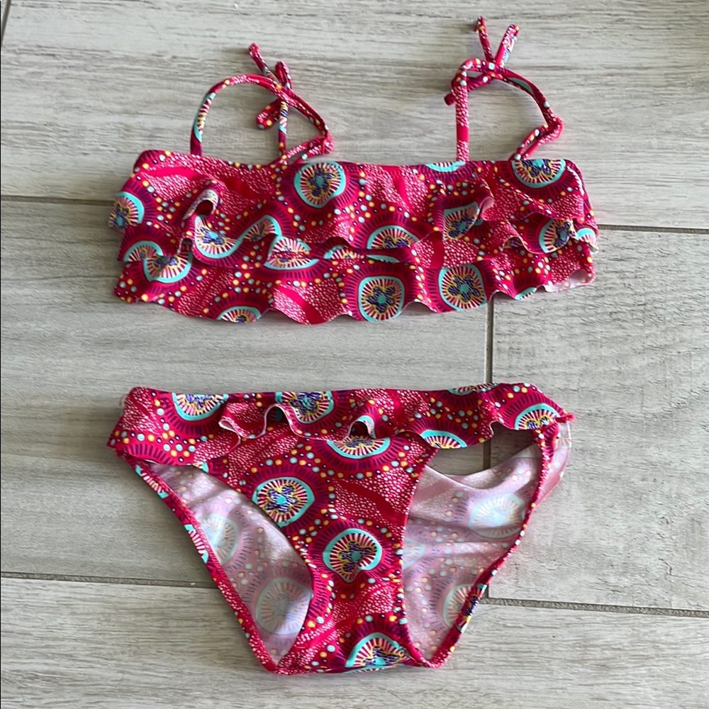 Colorful Patterned Bikini Set